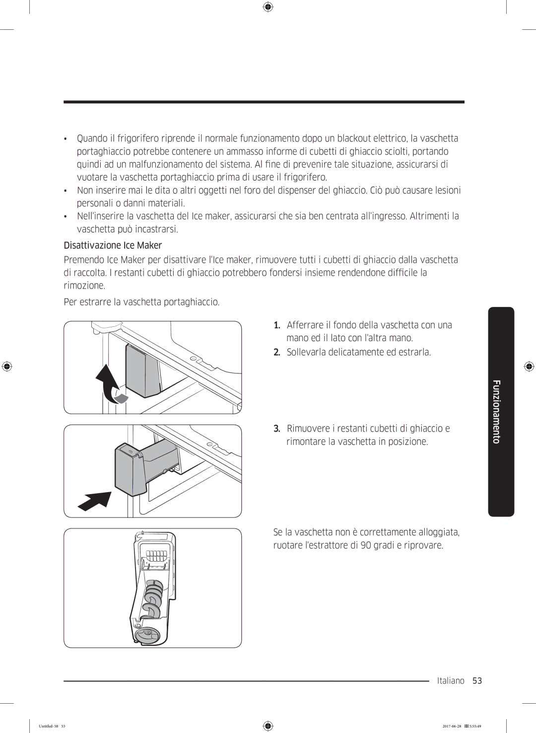 Samsung RF56K9041SR/ES manual Italiano 53  